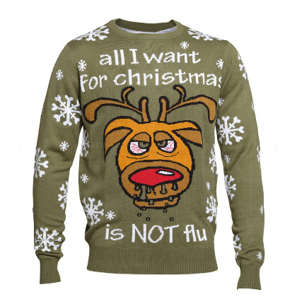 Not flu - rolig jultröja