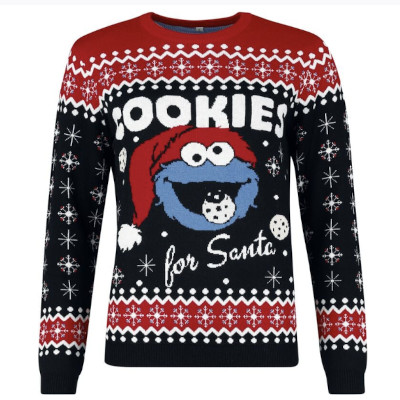 Cookie monster - rolig jultröja dam