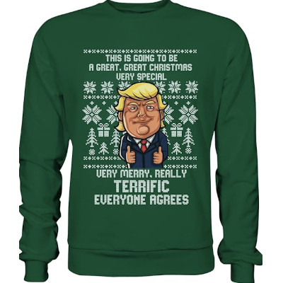 Donald Trump jultröja
