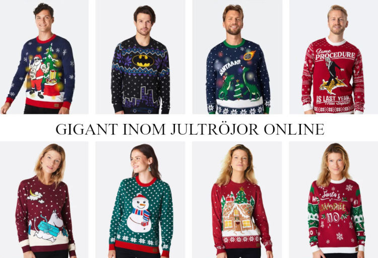 Jultröja 2025 - Handla jultröjor för dam och herr till julen 2025