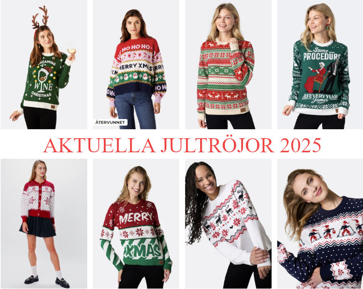 Jultröja dam - Aktuella jultröjor till kvinnor 2025