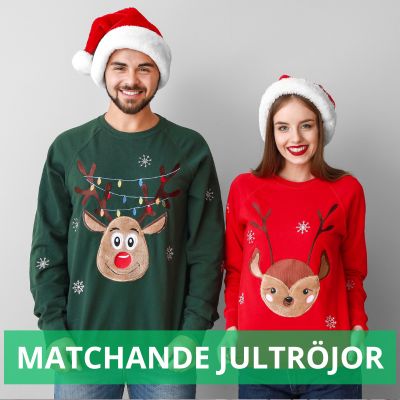 Matchande jultröja - Vägledning till jultröjor till hela familjen