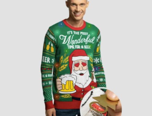 Öl jultröja med kapsylöppnare