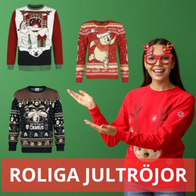 Roliga jultröjor - Hitta rolig jultröja till dam herr och barn