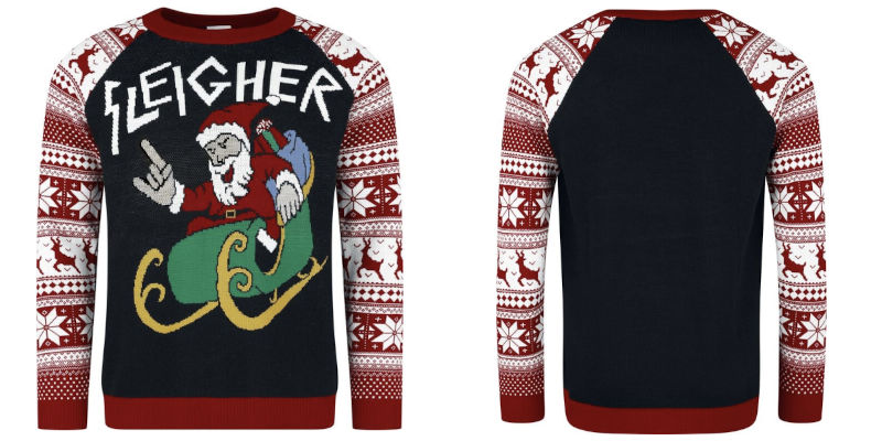 Sleigher Santa - Fula jultröjor på nätet