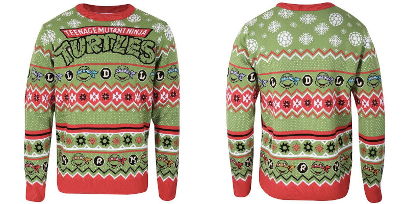 Turtles jultröja fram och bak