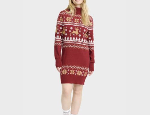 Julklänning med turtleneck