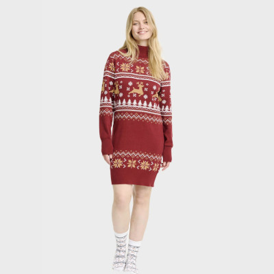 Julklänning med turtleneck