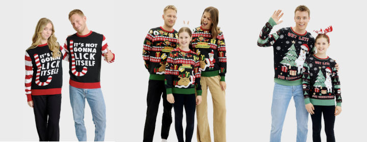 Jultröja 2025 - Svarta jultröjor