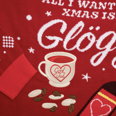 Jultröja till glöggfest – Röd jultröja sverige Jultröja till glöggfest - Röd jultröja sverige
