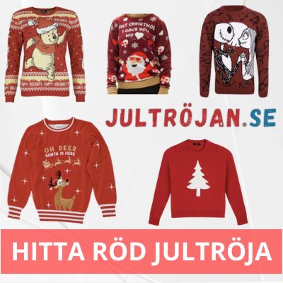 Röd jultröja Röd jultröja